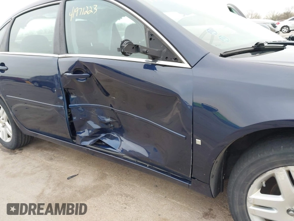 2007 Chevrolet Impala LT with VIN 2G1WC58R679262387, listed as a IAAI auction lot 41971223 with 141,452 mi miles and . Bid and sale history available at DreamBid. Image 6.