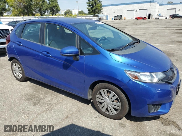 2015 Honda Fit LX with VIN 3HGGK5H53FM718378, listed as a Copart auction lot 52035245 with 104,786 mi miles and Salvage Title. Bid and sale history available at carsss.com. Image 4.