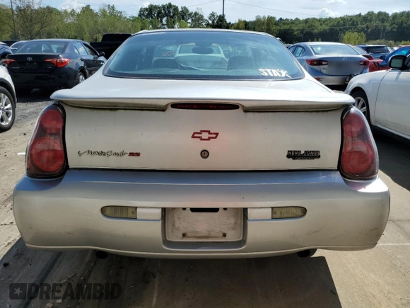 2003 Chevrolet Monte Carlo SS with VIN 2G1WX12K939286671, listed as a Copart auction lot 69043224 with 242,349 mi miles and Salvage Title. Bid and sale history available at carsss.com. Image 6.