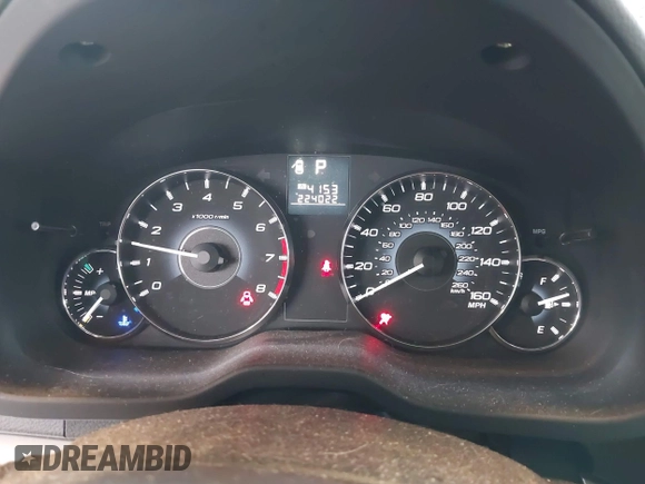 2011 Subaru Outback with VIN 4S4BRDAC3B2425715, listed as a IAAI auction lot 41901341 with 224,022 mi miles and . Bid and sale history available at DreamBid. Image 7.