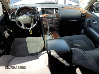 2020 Nissan Armada SV with VIN JN8AY2ND9LX016279, listed as a Copart auction lot 58010604 with 86,016 mi miles and Salvage Title. Bid and sale history available at carsss.com. Image 8.