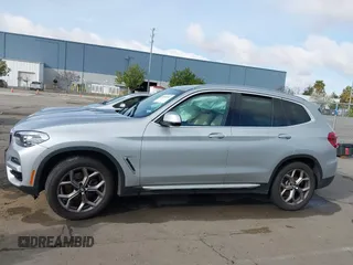 2021 BMW X3 sDrive30i with VIN 5UXTY3C00M9H14796, listed as a IAAI auction lot 41848261 with 50,245 mi miles and . Bid and sale history available at DreamBid. Image 14.