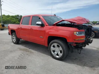 2017 Chevrolet Silverado 1500 LT with VIN 3GCUKREC5HG346149, listed as a Copart auction lot 52847415 with 105,635 mi miles and Salvage Title. Bid and sale history available at DreamBid. Image 4.