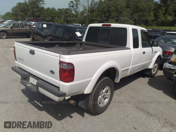 2003 Ford Ranger XL Fleet with VIN 1FTZR45E43PA44894, listed as a IAAI auction lot 28093311 with 175,708 mi miles and . Bid and sale history available at carsss.com. Image 4.