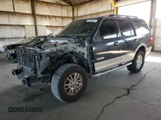 2007 Ford Expedition Eddie Bauer z VIN 1FMFU175X7LA39544, wystawiony jako Copart lot #54554525 z przebiegiem 249 449 mil mil oraz Szkoda całkowita • Salvage title. Historia ofert i sprzedaży dostępna na DreamBid. Obrazek 1.
