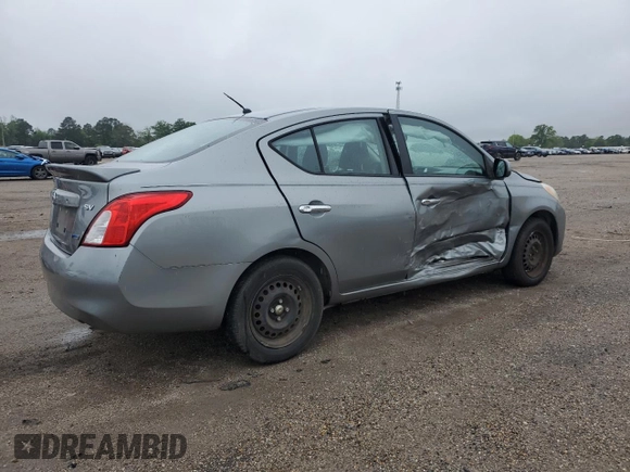 2014 Nissan Versa SV with VIN 3N1CN7AP7EL810919, listed as a Copart auction lot 52011795 with 106,561 mi miles and Salvage Title. Bid and sale history available at DreamBid. Image 3.