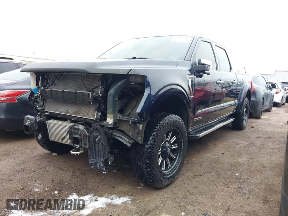 2022 Ford F-150 XL with VIN 1FTFW1ED9NFB61106, listed as a IAAI auction lot 41609143 with 73,391 mi miles. Bid and sale history available at carsss.com. Image 19.