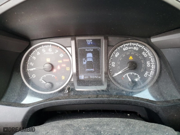 2019 Toyota Tacoma 4WD SR5 with VIN 5TFSZ5AN6KX192525, listed as a Copart auction lot 75985314 with 103,761 mi miles and Salvage Title. Bid and sale history available at carsss.com. Image 9.