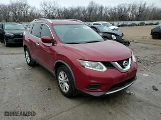 2016 Nissan Rogue SV with VIN KNMAT2MV6GP655049, listed as a Copart auction lot 43821535 with 140,422 mi miles and Salvage Title. Bid and sale history available at carsss.com. Image 12.