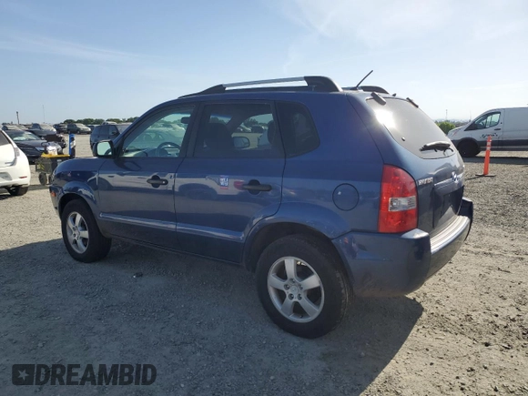 2008 Hyundai Tucson GLS with VIN KM8JM12B98U708552, listed as a Copart auction lot 52815575 with 228,948 mi miles and Salvage Title. Bid and sale history available at DreamBid. Image 2.