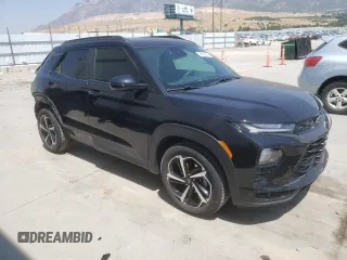 2022 Chevrolet TrailBlazer RS with VIN KL79MTSL6NB130006, listed as a Copart auction lot 66009304 with 17,706 mi miles and Salvage Title. Bid and sale history available at DreamBid. Image 4.
