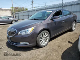 2014 Buick LaCrosse Leather with VIN 1G4GB5G30EF125148, listed as a Copart auction lot 54909425 with 102,081 mi miles and Salvage Title. Bid and sale history available at DreamBid. Image 1.