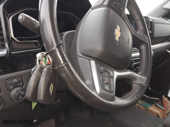 2022 Chevrolet Silverado 1500 LT with VIN 1GCPDKEK3NZ611703, listed as a IAAI auction lot 41298996 with 23,912 mi miles. Bid and sale history available at carsss.com. Image 11.