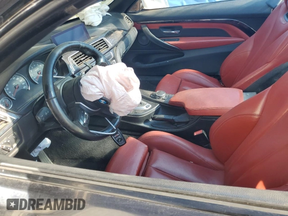 2016 BMW M4 with VIN WBS3U9C50GP969059, listed as a Copart auction lot 81201114 with 0 mi miles and Salvage Title. Bid and sale history available at carsss.com. Image 7.