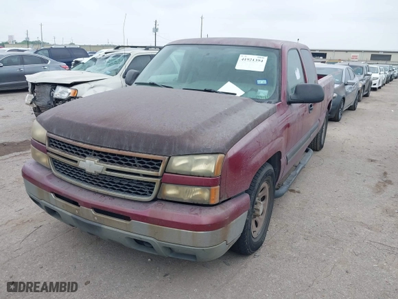 2006 Chevrolet Silverado 1500 LS with VIN 1GCEC19V76Z162746, listed as a IAAI auction lot 41921394 with 188,937 mi miles. Bid and sale history available at carsss.com. Image 2.