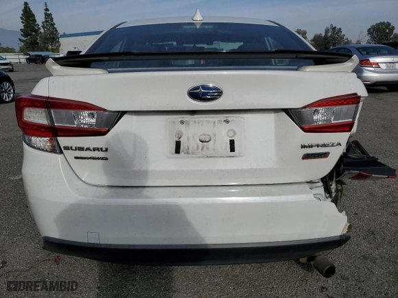 2017 Subaru Impreza Sport with VIN 4S3GKAM67H3622750, listed as a Copart auction lot 43446305 with 93,769 mi miles and Salvage Title. Bid and sale history available at carsss.com. Image 6.