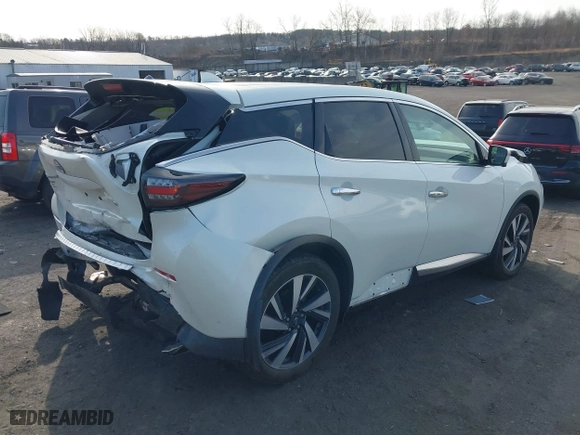 2023 Nissan Murano SL with VIN 5N1AZ2CS3PC134640, listed as a IAAI auction lot 41790117 with 18,532 mi miles. Bid and sale history available at carsss.com. Image 4.