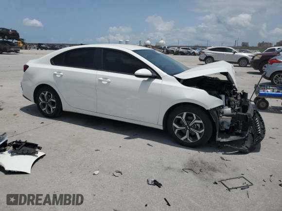 2021 Kia Forte LXS with VIN 3KPF24AD6ME334222, listed as a Copart auction lot 59055525 with Not provided miles and Salvage title. Bid and sale history available at DreamBid. Image 4.