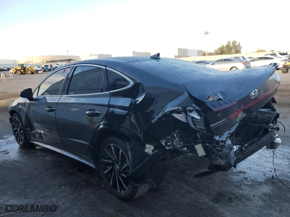 2020 Hyundai Sonata SEL Plus with VIN 5NPEJ4J28LH044894, listed as a Copart auction lot 48592745 with 81,934 mi miles and Salvage Title. Bid and sale history available at carsss.com. Image 2.