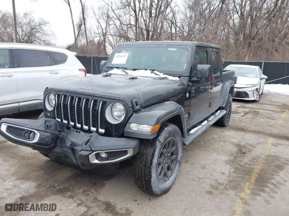 2023 Jeep Gladiator Overland with VIN 1C6HJTFG4PL564093, listed as a IAAI auction lot 41594203 with 37,740 mi miles. Bid and sale history available at carsss.com. Image 17.