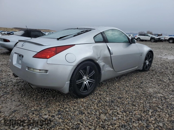 2004 Nissan 350Z Touring with VIN JN1AZ34D54T166336, listed as a Copart auction lot 86535994 with 77,604 mi miles and Salvage Title. Bid and sale history available at carsss.com. Image 3.