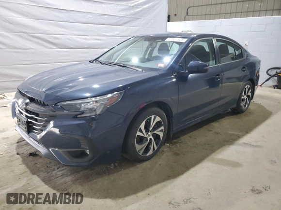 2024 Subaru Legacy Premium z VIN 4S3BWAD65R3002558, wystawiony jako Copart lot #57884505 z przebiegiem 21 259 mil mil oraz Szkoda całkowita • Salvage title. Historia ofert i sprzedaży dostępna na DreamBid. Obrazek 1.