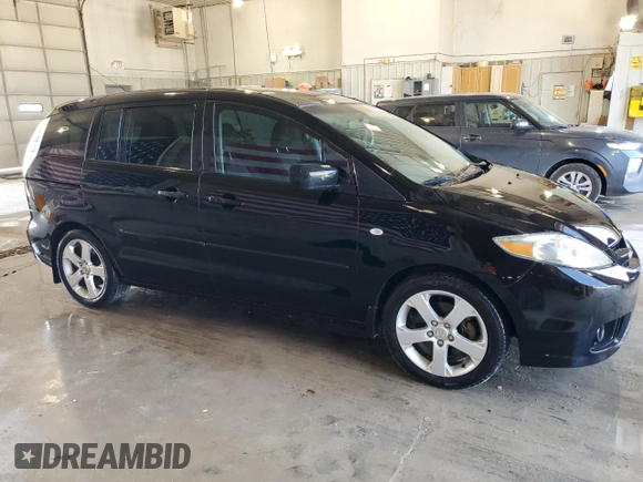 2007 Mazda 5 Sport with VIN JM1CR293870138942, listed as a Copart auction lot 65172514 with 216,958 mi miles and Salvage Title. Bid and sale history available at DreamBid. Image 4.