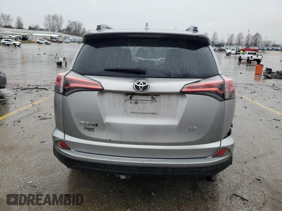 2017 Toyota RAV4 LE with VIN 2T3ZFREV8HW334301, listed as a Copart auction lot 43437355 with 95,092 mi miles and Salvage Title. Bid and sale history available at DreamBid. Image 6.