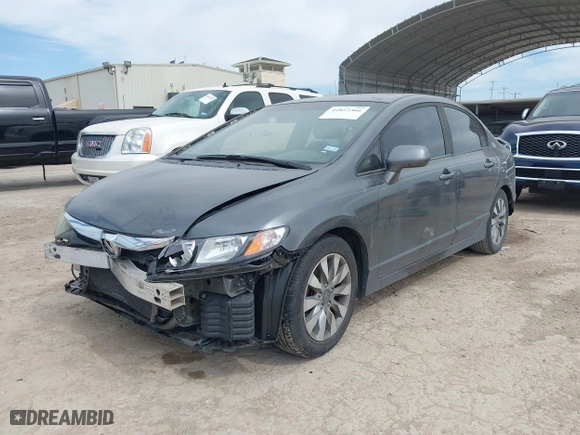 2010 Honda Civic Sdn EX-L with VIN 19XFA1F98AE009542, listed as a IAAI auction lot 41817366 with 147,881 mi miles. Bid and sale history available at carsss.com. Image 18.