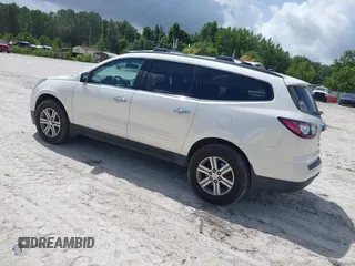 2015 Chevrolet Traverse LT with VIN 1GNKRGKD1FJ214724, listed as a IAAI auction lot 42763788 with 122,757 mi miles and . Bid and sale history available at DreamBid. Image 3.