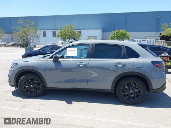 2024 Honda HR-V Sport with VIN 3CZRZ1H52RM729575, listed as a IAAI auction lot 42360144 with 10,906 mi miles and . Bid and sale history available at DreamBid. Image 14.