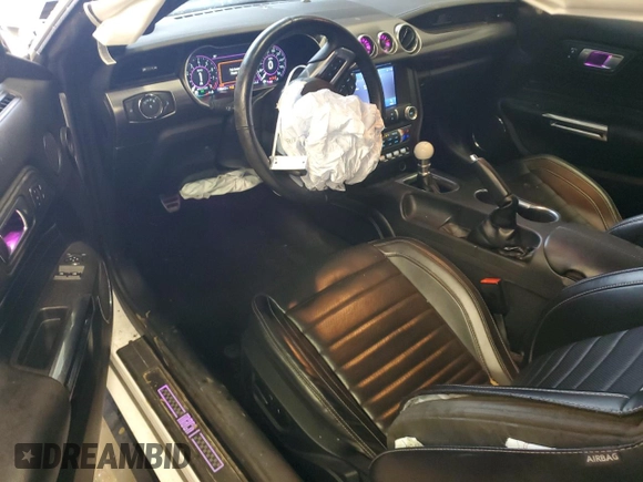 2021 Ford Mustang Mach 1 with VIN 1FA6P8R00M5551342, listed as a Copart auction lot 84078814 with 17,964 mi miles and Salvage Title. Bid and sale history available at carsss.com. Image 8.