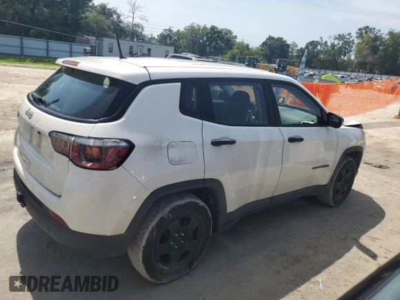 2018 Jeep Compass Sport with VIN 3C4NJCAB1JT193185, listed as a Copart auction lot 64463715 with 148,872 mi miles and Salvage title. Bid and sale history available at DreamBid. Image 3.