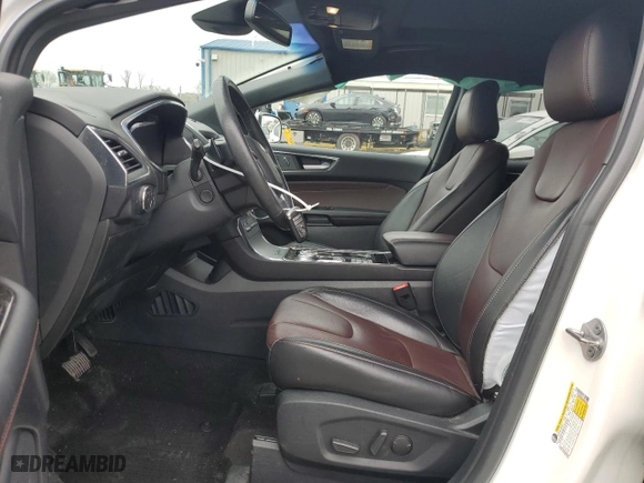 2020 Ford Edge Titanium with VIN 2FMPK4K98LBA66189, listed as a Copart auction lot 51950095 with 36,682 mi miles and Salvage Title. Bid and sale history available at carsss.com. Image 7.