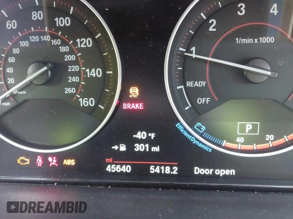 2016 BMW 3 Series 328i xDrive with VIN WBA8E3G56GNU02767, listed as a IAAI auction lot 41717848 with 45,640 mi miles. Bid and sale history available at carsss.com. Image 15.