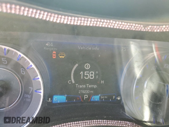 2016 Chrysler 300 with VIN 2C3CCAKGXGH170719, listed as a Copart auction lot 53145945 with 278,230 mi miles and Salvage Title. Bid and sale history available at carsss.com. Image 9.