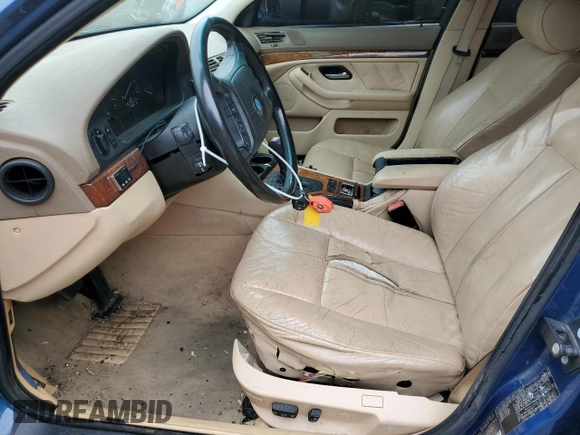 2001 BMW 5 Series 530iA with VIN WBADT63401CF09211, listed as a Copart auction lot 52644055 with 191,141 mi miles and Clean Title. Bid and sale history available at carsss.com. Image 7.