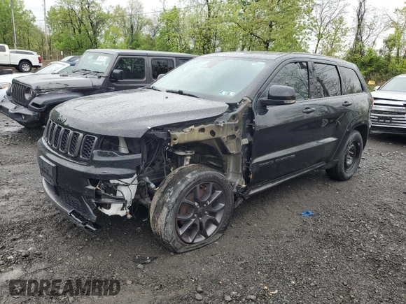 2021 Jeep Grand Cherokee High Altitude with VIN 1C4RJFCG3MC527325, listed as a Copart auction lot 55832875 with 64,338 mi miles and Salvage title. Bid and sale history available at DreamBid. Image 1.