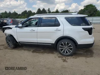 2016 Ford Explorer Platinum z VIN 1FM5K8HT1GGD00026, wystawiony jako Copart lot #56985155 z przebiegiem 87 506 mil mil oraz Szkoda całkowita • Salvage title. Historia ofert i sprzedaży dostępna na DreamBid. Obrazek 2.