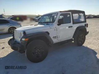 2021 Jeep Wrangler Sport with VIN 1C4GJXAG2MW767559, listed as a Copart auction lot 82108354 with 32,728 mi miles and Salvage Title. Bid and sale history available at DreamBid. Image 1.