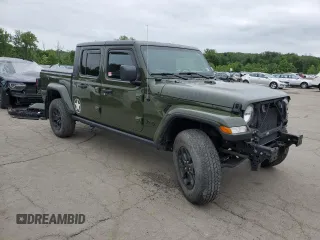 2021 Jeep Gladiator Sport S с VIN 1C6JJTAM3ML554990, выставлен на аукционе Copart как лот 60881425 с пробегом 32 705 миль миль и Списание • Salvage title. История ставок и продаж доступна на DreamBid. Изображение 4.