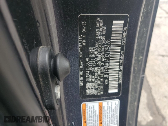 2013 Scion FR-S with VIN JF1ZNAA14D2725428, listed as a Copart auction lot 51901845 with 150,460 mi miles and Salvage Title. Bid and sale history available at carsss.com. Image 12.