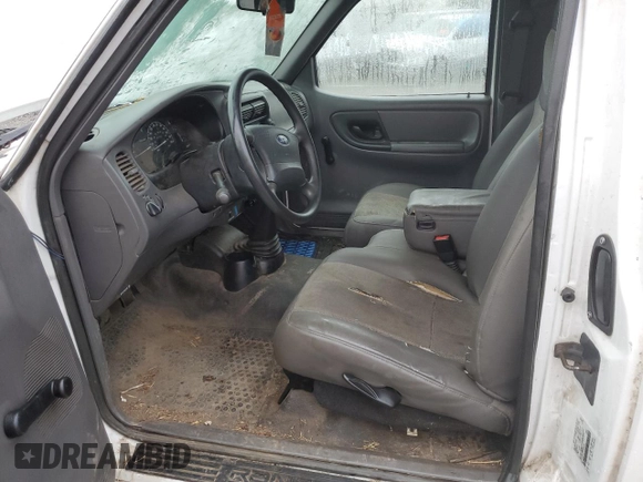 2001 Ford Ranger XL Fleet with VIN 1FTZR15U61TA12488, listed as a Copart auction lot 70847114 with 187,902 mi miles and Salvage title. Bid and sale history available at DreamBid. Image 7.