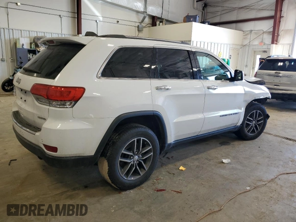 2017 Jeep Grand Cherokee Limited with VIN 1C4RJFBG1HC754536, listed as a Copart auction lot 45966715 with 117,811 mi miles and Clean title. Bid and sale history available at DreamBid. Image 3.
