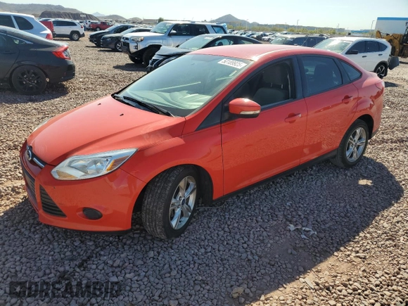 2013 Ford Focus SE with VIN 1FADP3F23DL353138, listed as a Copart auction lot 50189925 with 104,006 mi miles and Salvage Title. Bid and sale history available at carsss.com. Image 1.
