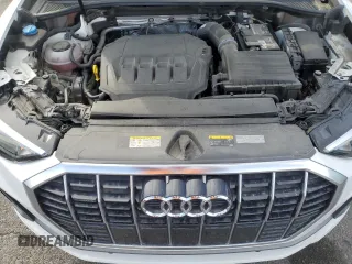 2021 Audi Q3 S line Premium with VIN WA1DECF35M1057343, listed as a Copart auction lot 49661305 with 40,580 mi miles and Salvage title. Bid and sale history available at DreamBid. Image 12.