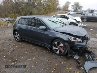 2019 Volkswagen Golf GTI S with VIN 3VW6T7AU7KM013191, listed as a Copart auction lot 77268803 with 38,851 mi miles. Bid and sale history available at carsss.com. Image 4.