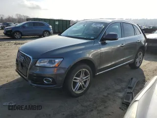 2017 Audi Q5 Premium Plus with VIN WA1L2AFPXHA029930, listed as a Copart auction lot 39592134 with 63,495 mi miles and Salvage Title. Bid and sale history available at carsss.com. Image 1.