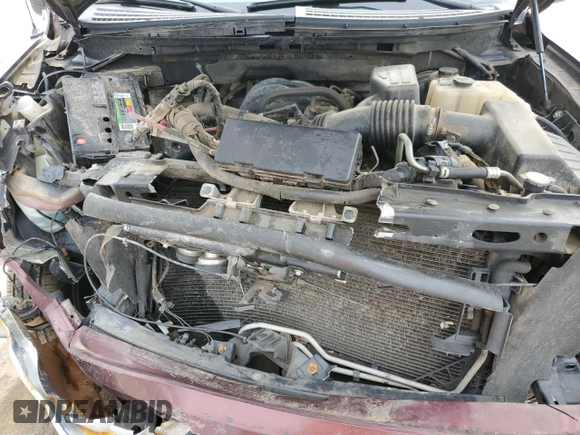 2010 Ford F-150 XL with VIN 1FTEX1C84AFB07754, listed as a Copart auction lot 55527995 with 236,226 mi miles and Salvage title. Bid and sale history available at DreamBid. Image 11.