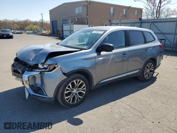 2017 Mitsubishi Outlander ES z VIN JA4AZ2A39HZ016343, wystawiony jako Copart lot #53660275 z przebiegiem 91 788 mil mil oraz Szkoda całkowita • Salvage title. Historia ofert i sprzedaży dostępna na DreamBid. Obrazek 1.